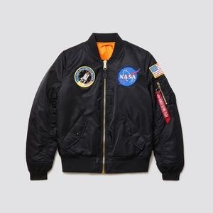 Women’s NASA MA-1 Flight Jacket Black